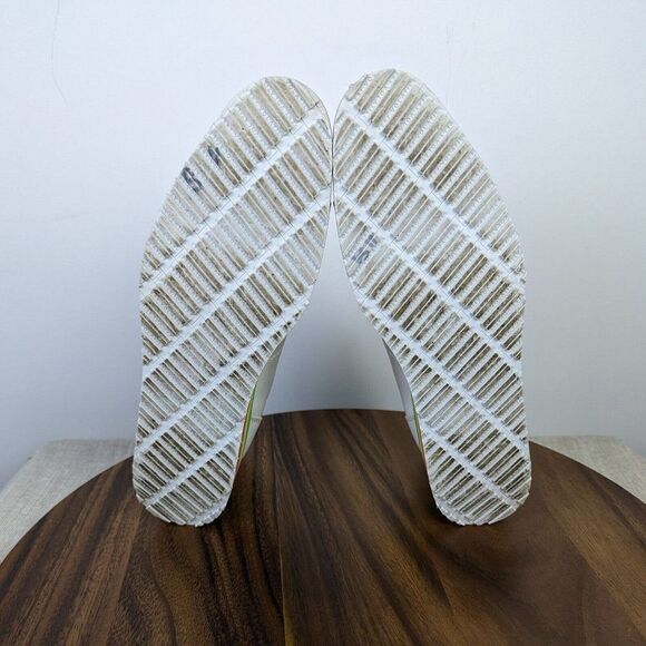 Very Volatile Womens Rainbow Platform Shoes White Lace Up Size 10 - Picture 8 of 9
